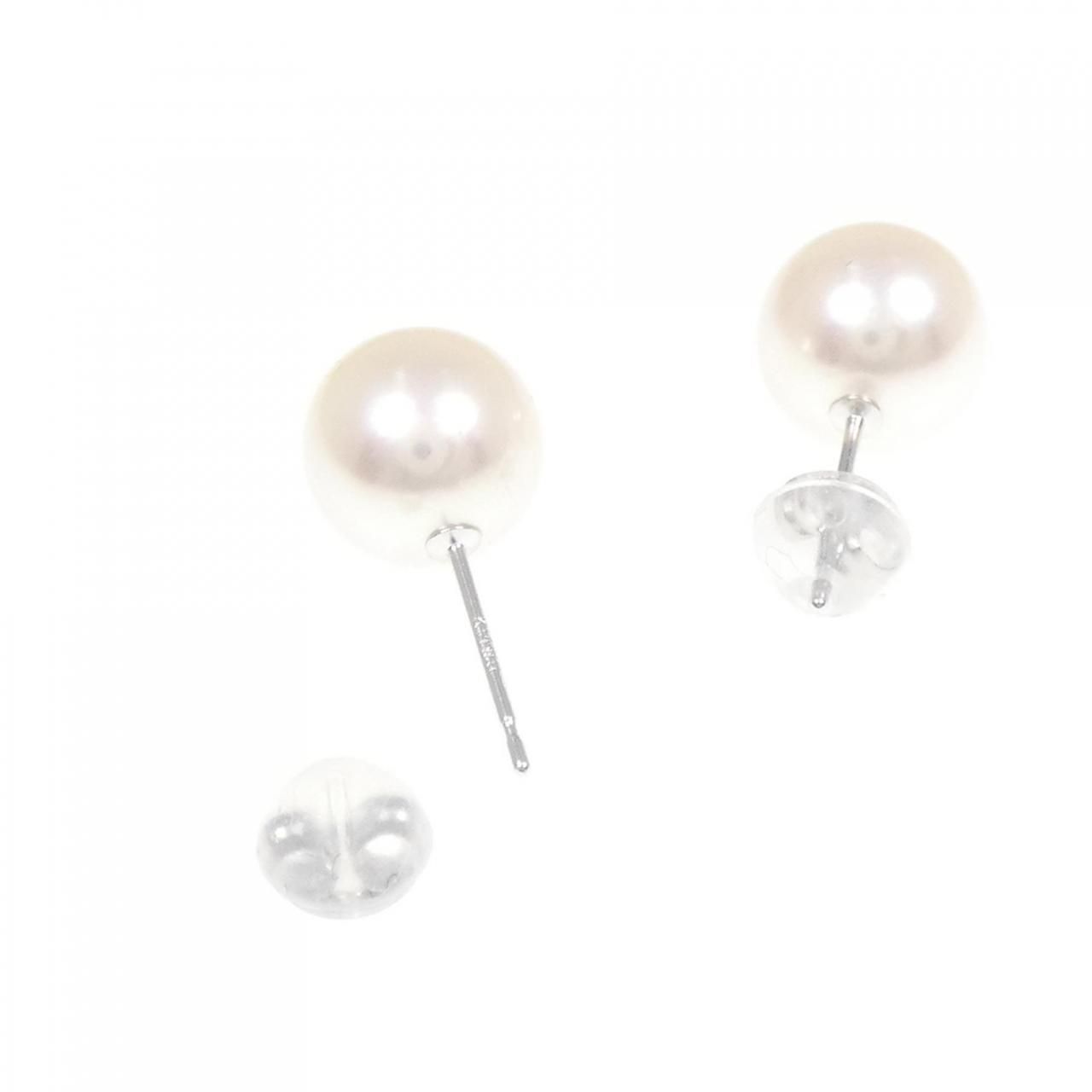  K 14 WG アコヤパール ピアス 8.4 mm イヤリング アクセサリー