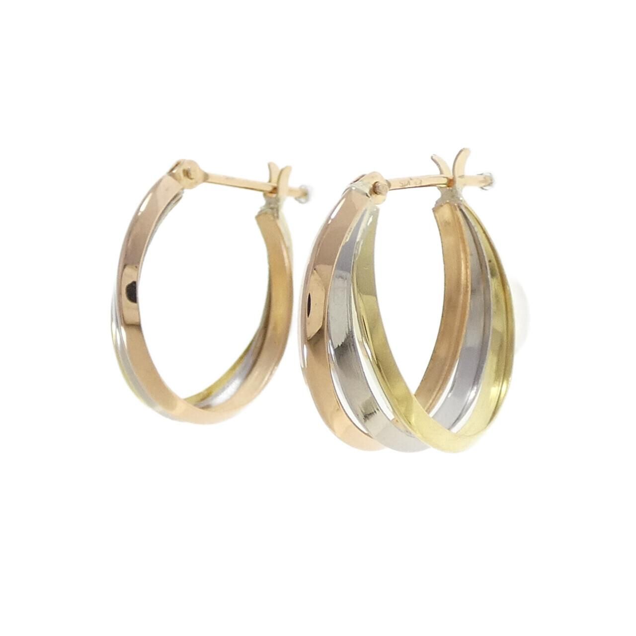 K 18 PG PT YG ピアス