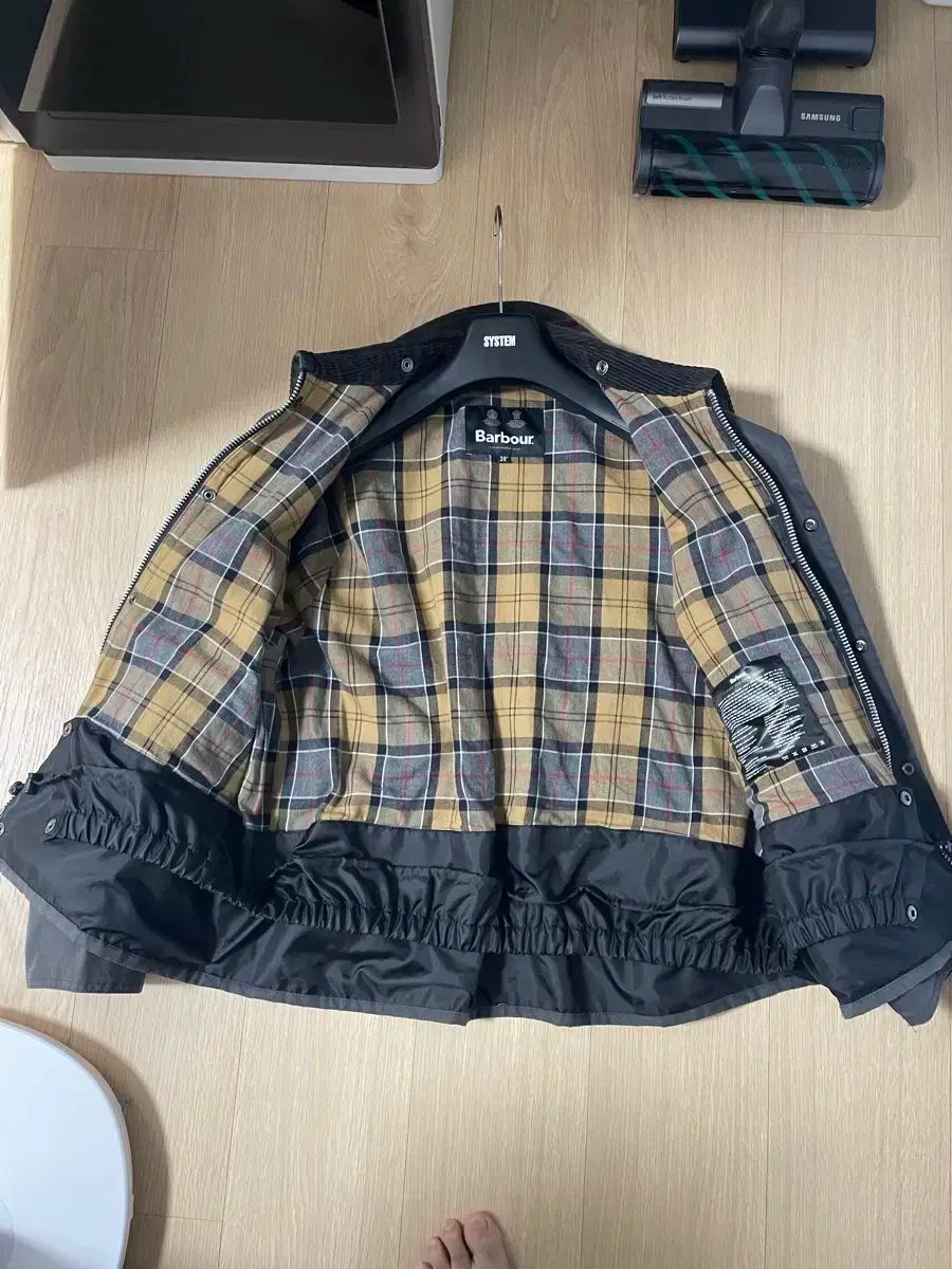 バブアー トランスポート グレー 38