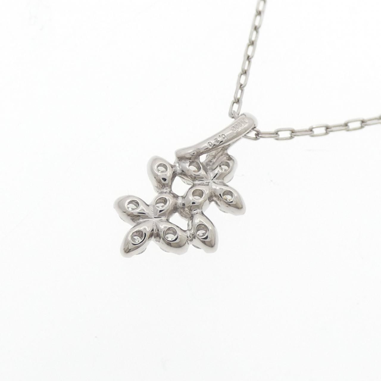 PT 900 850 ダイヤモンド ネックレス 0.20 CT ネックレス アクセサリー