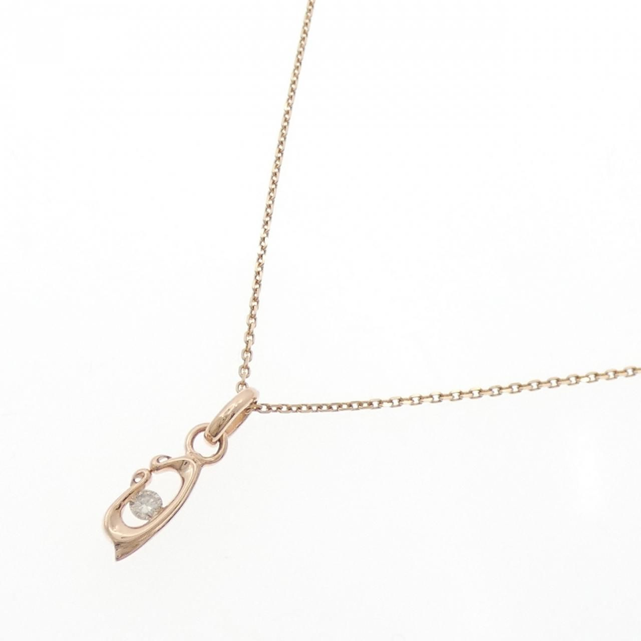 K 10 PG ダイヤモンド ネックレス