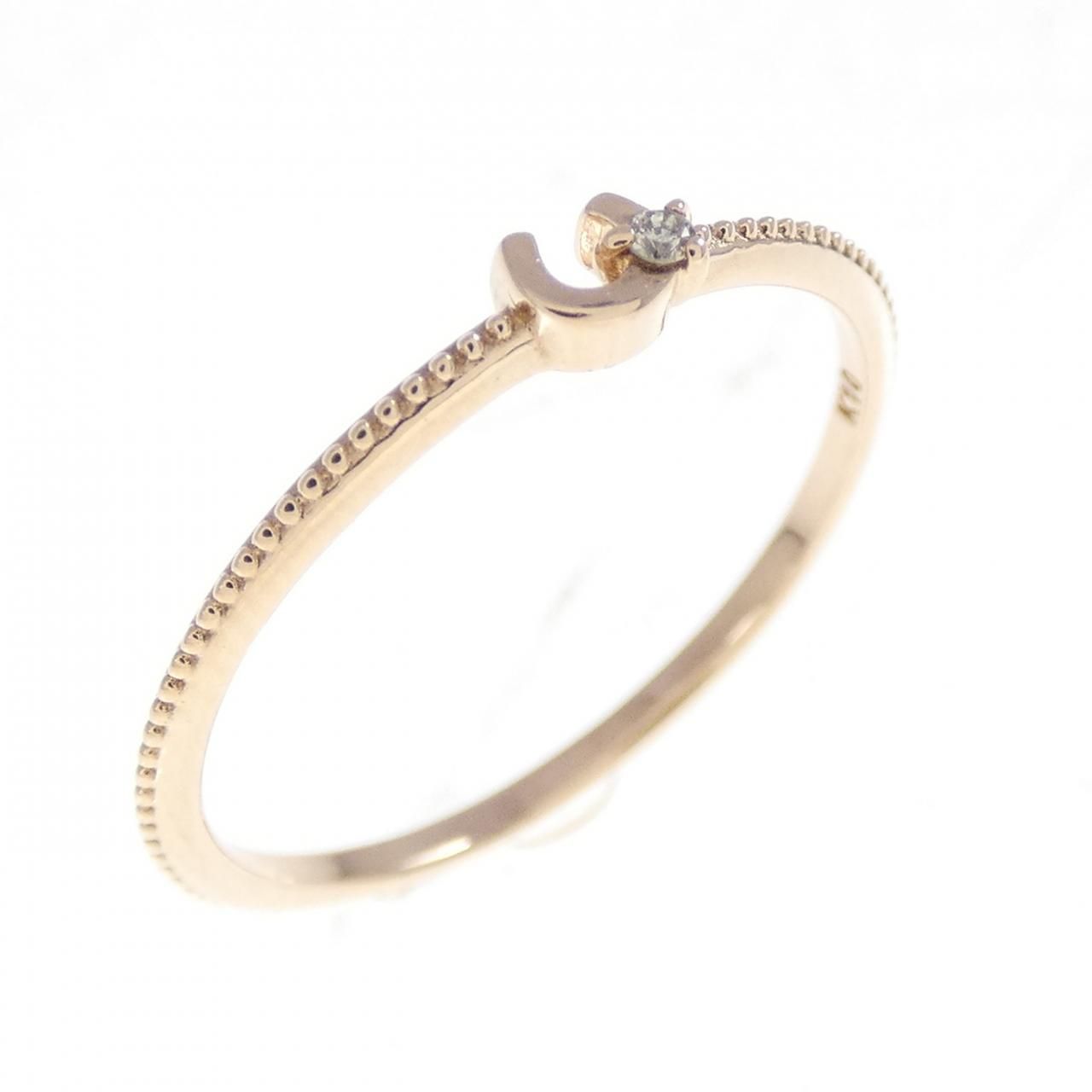 K10PG ダイヤモンド リング K10PG ダイヤモンド リング 0.10CT