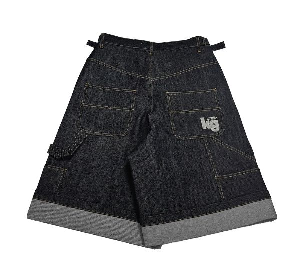 2 GRAILZ x コインSEOUL カーペンターバミューダ デニムパンツ Indigo