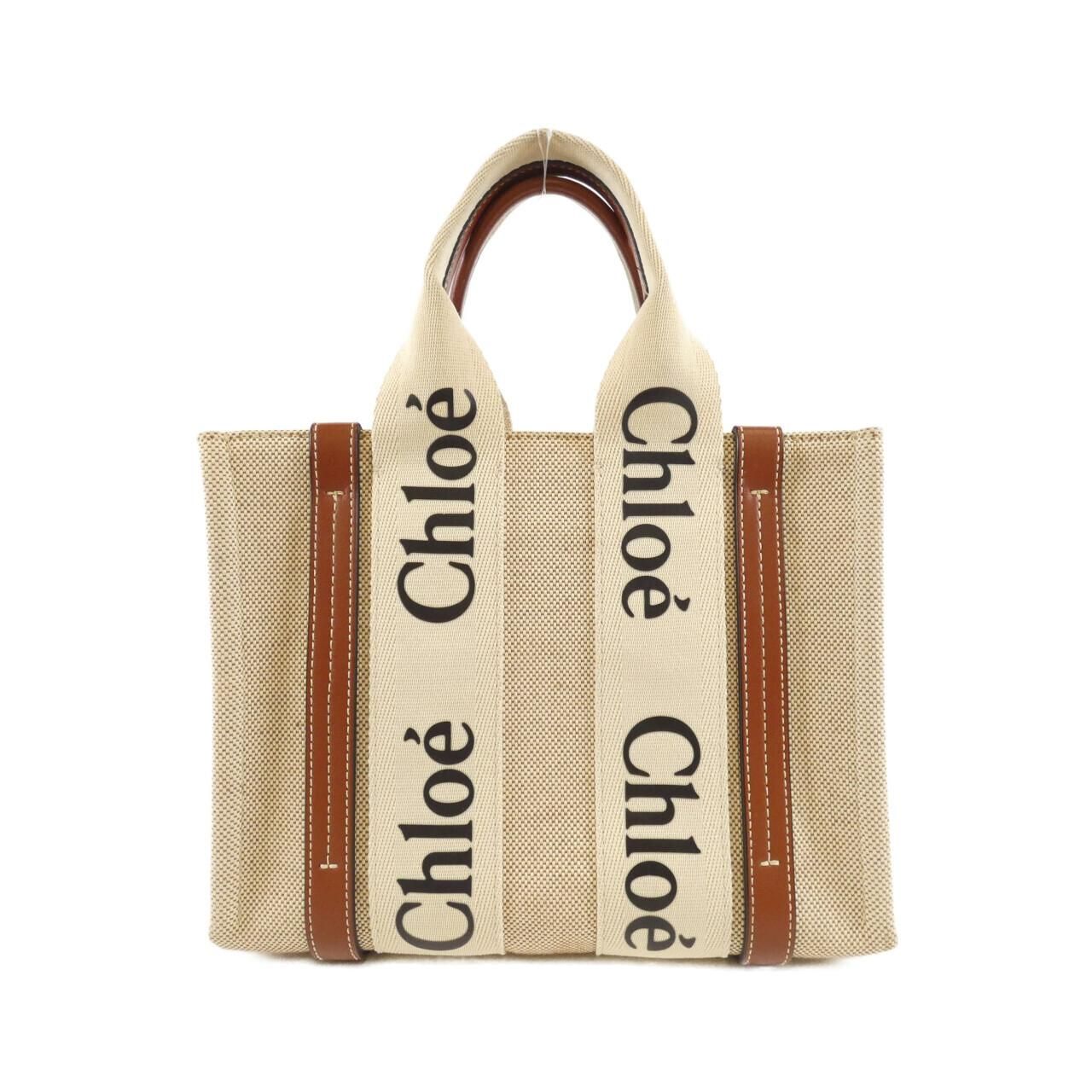 クロエ ウッディ スモール トート CHC21US385 E66 バッグ