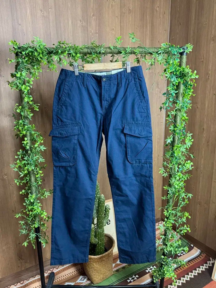 ティンバーランド リップストップ カーゴ ストレートフィット ミリタリー パンツ 29 30