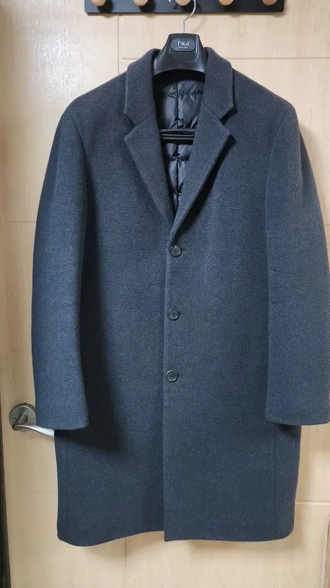 ハンサム クラブモナコ メンズ カシミアブレンド ダックダウン キルティング コート ゆったりしている 105