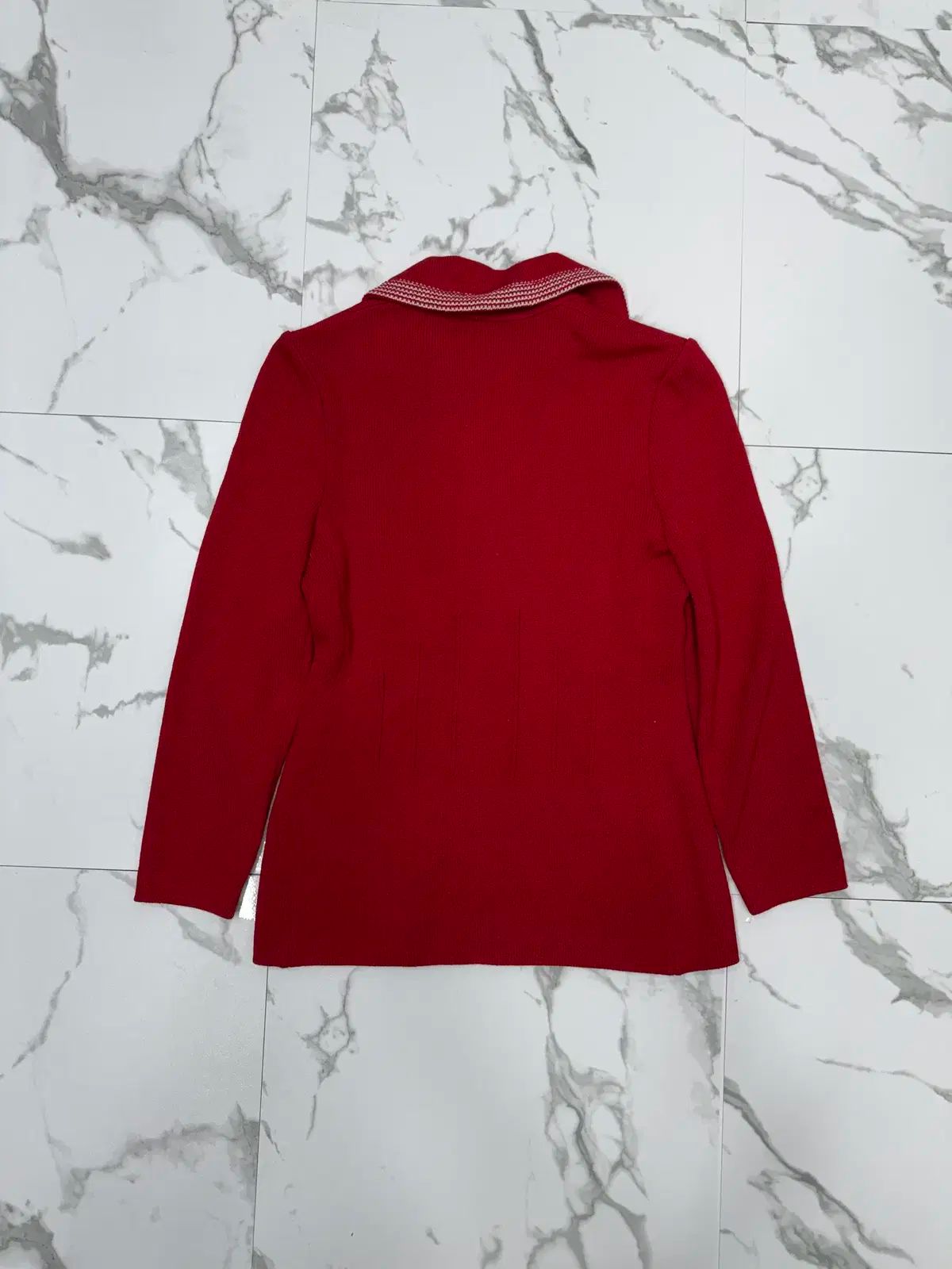 センジョーン ジップアップ ニット カーディガン