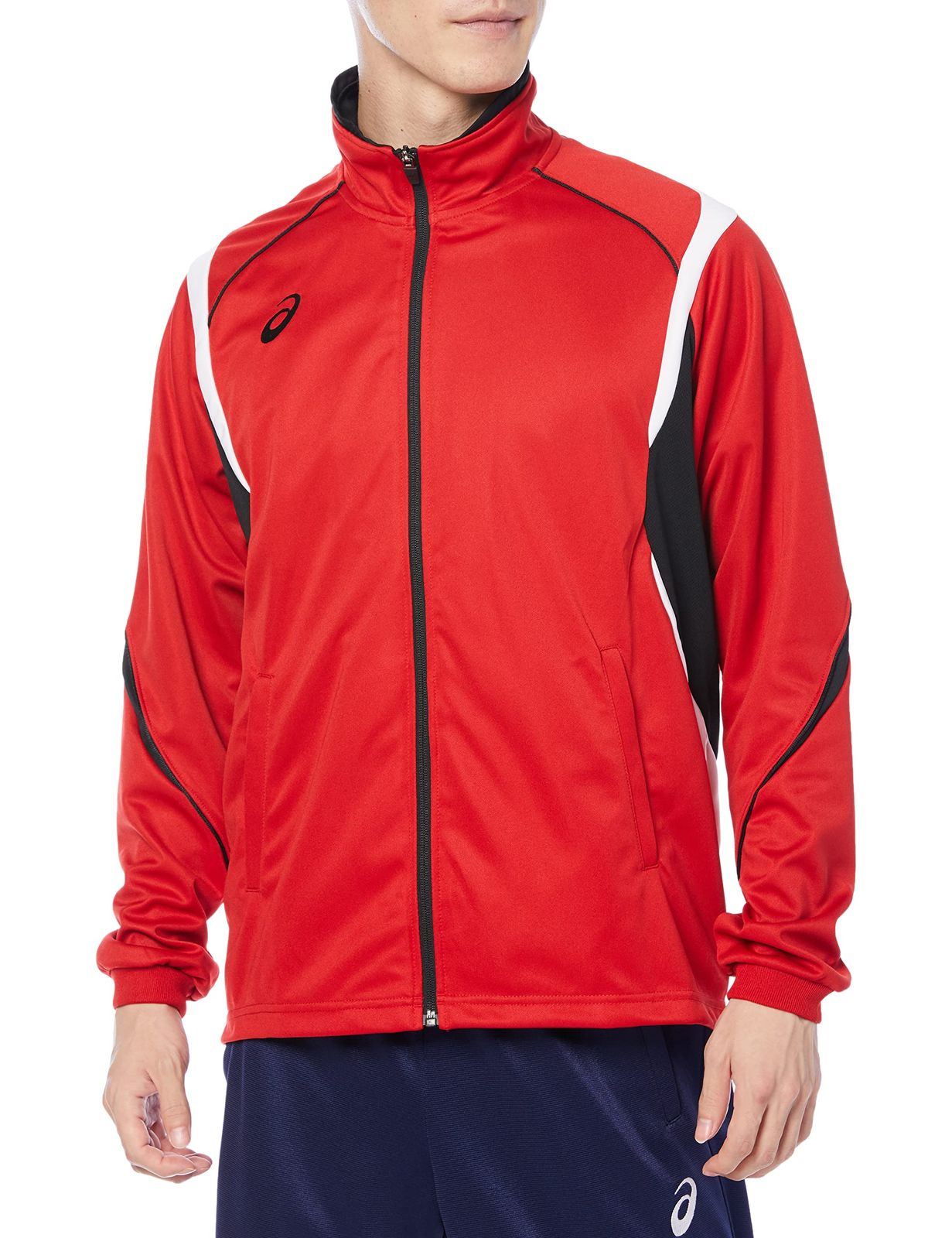 [アシックス] トレ－ニングウェア ドライトレーニングジャケット(リサイクル素材) 2031D814 メンズ [600(レッド)] [S]