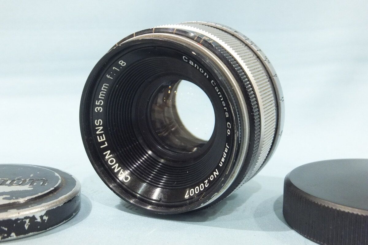 品 キヤノン CANON 35mm F1.8 Lマウント