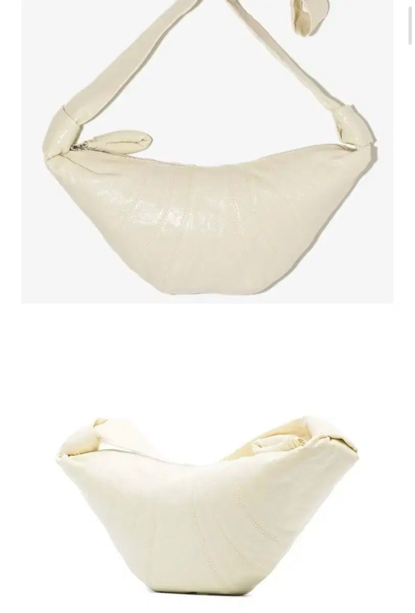 ルメール スモール クルーワサンバッグ コーテッド リネン アーモンドミルク