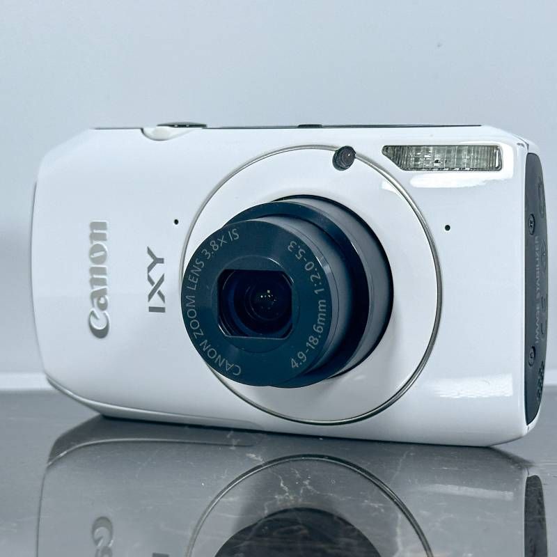Canon IXY 30S ホワイト 1000万画素 光学3.8倍ズーム コンパクトデジカメ