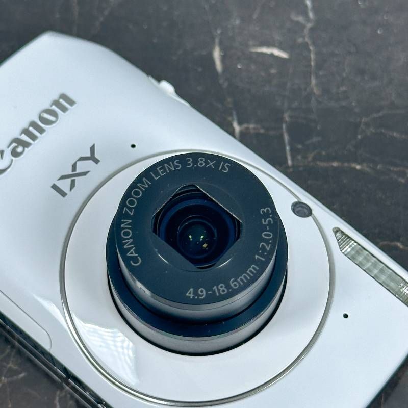 Canon IXY 30S ホワイト 1000万画素 光学3.8倍ズーム コンパクト