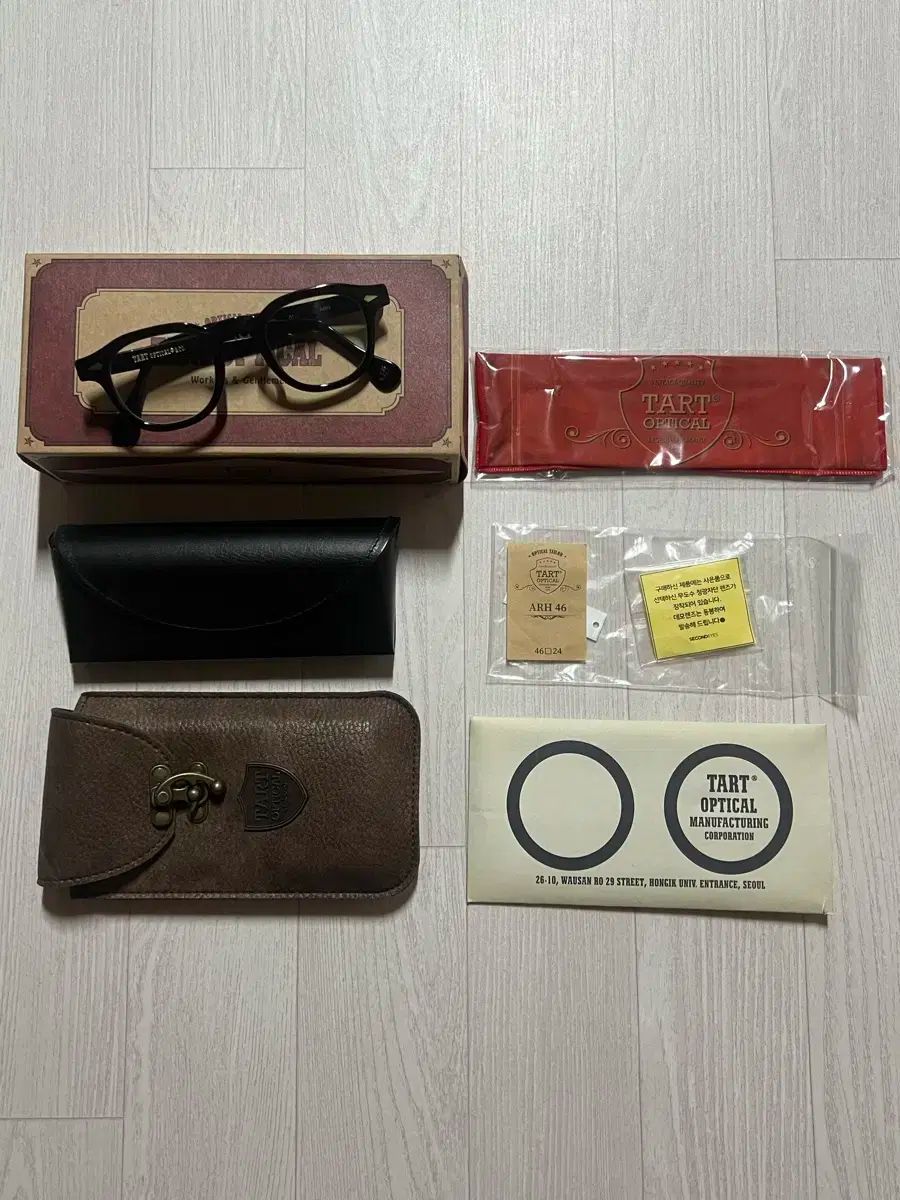 TART OPTICAL ARNEL タート オプティカル アーネル A 1 ブラック 46