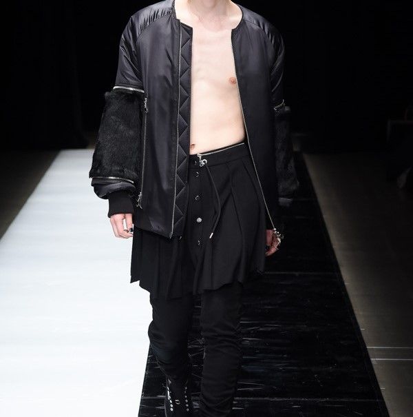 ACUOD by CHANU 2WAY リアルファー パフジャケット ブルゾン ACUOD by CHANU アクオド バイ チャヌ 17AW 日本製 2WAY リアルファー