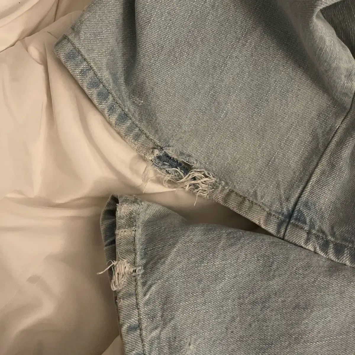 スカルプター ダブル ウェスト ブーツカット デニム