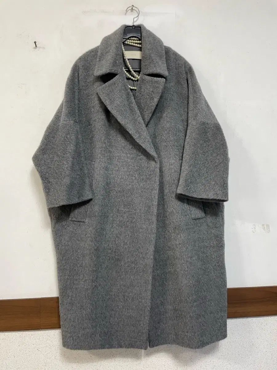 N5737 NAMU 数リーアルファカ ロング コート ウール アバント