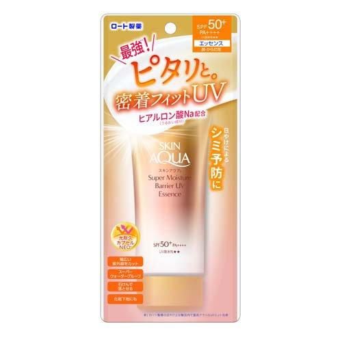 [무료 배송] 로토 제약 스킨 아쿠아 슈퍼 모이스처 배리어 UV 에센스 70g (자외선 차단 자외선 UV 스킨 케어 선 케어)