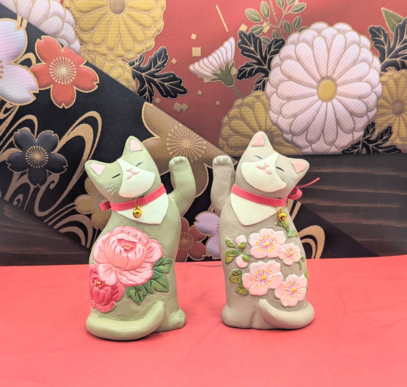 招き猫#備前焼#作家モノ#大型#重量級#左手#作家銘有り#1点モノ#中空洞