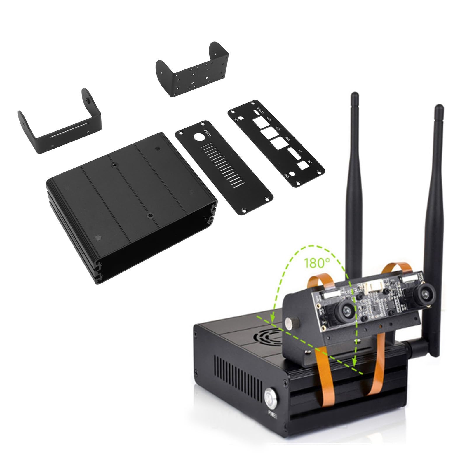 新品 Jetson Orin Nano NXキット用アルミニウム合金ミニコンピュータ