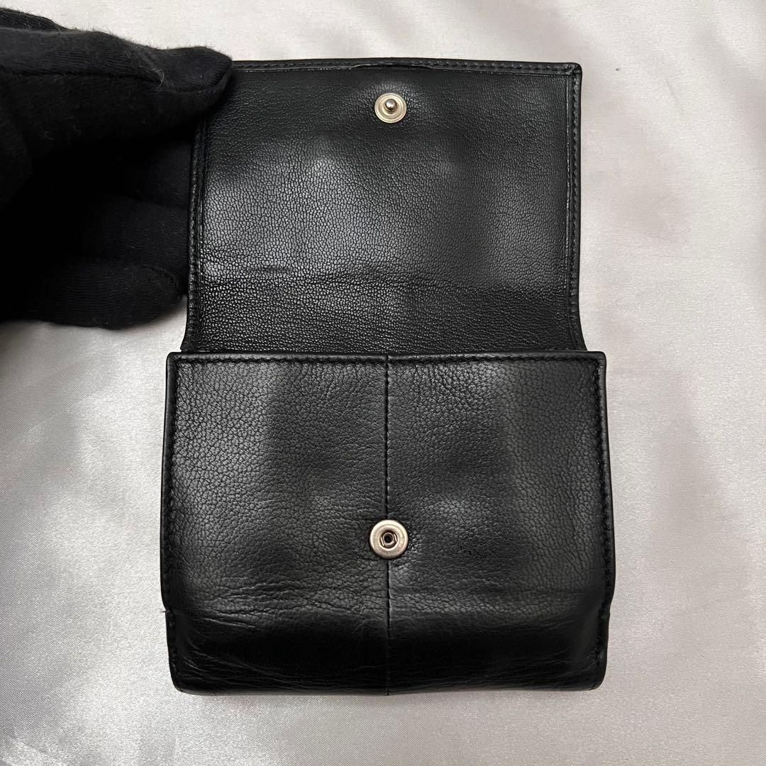 サンローラン コンパクト三つ折り財布