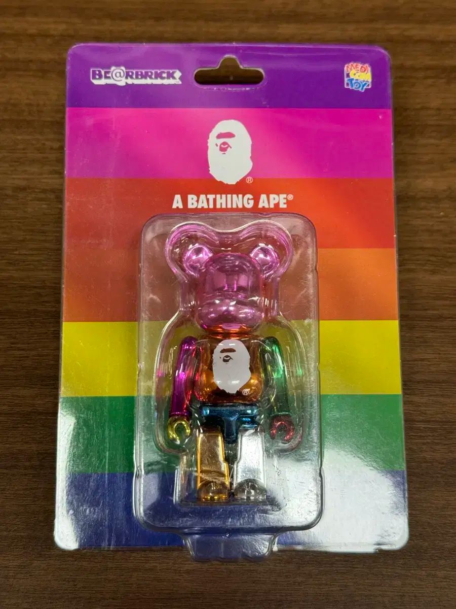 BE RBRICK ベアブリック A BATHING APE マルチ クロム