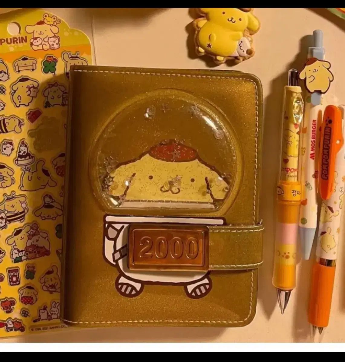 古典ポムポムプリン 6穴バインダー a7バインダー ダイアリー