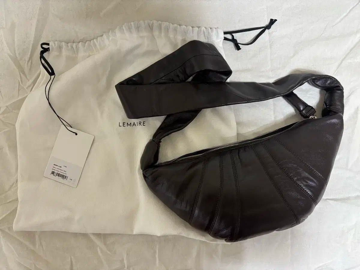 ルメール スモール クルー バッグ DARK チョコ