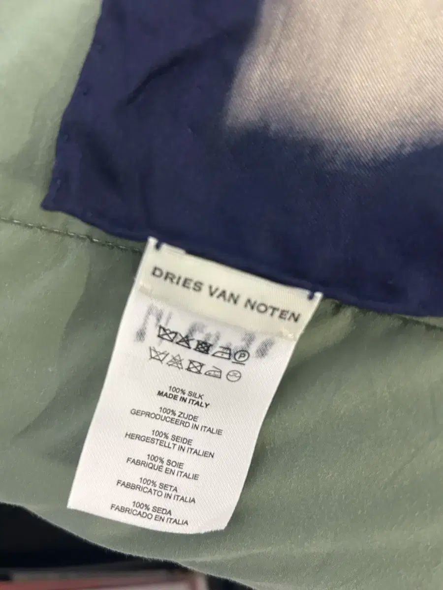  ドリス ヴァン ノッテン プリント シルク スカーフ バンダナ スカーフ 小物