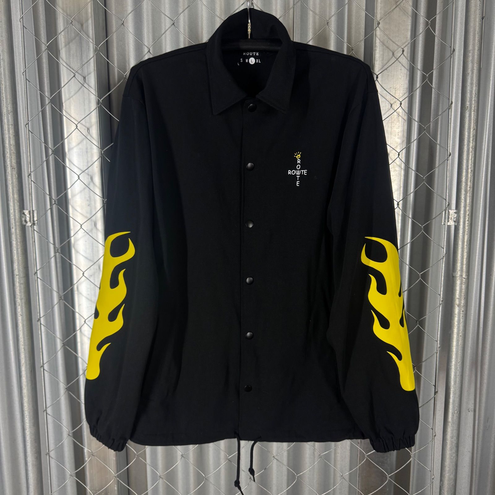 ROUTE Cross Coach Jacket コーチジャケット Black