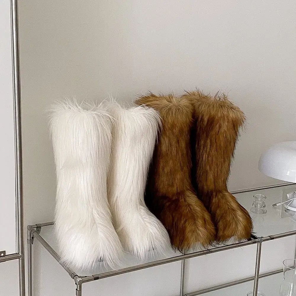 エスキモーファーユニークロングブーツ サイズ 225 250