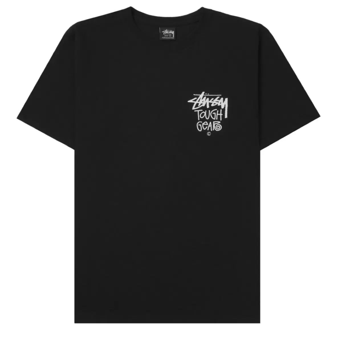 STUSSY タフ ギア ブラック 半袖 Tシャツ