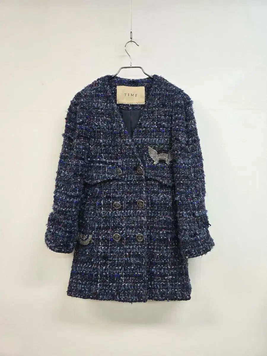ハンサム The HANDSOME TIME タイム 華やかな 色 厚手 ノー ツイードジャケット