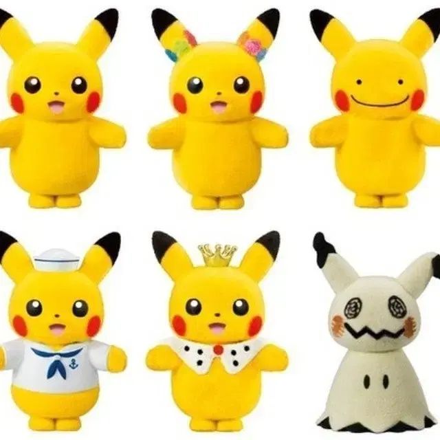 ピカチュウ ポケモフドール フロッキードール セット