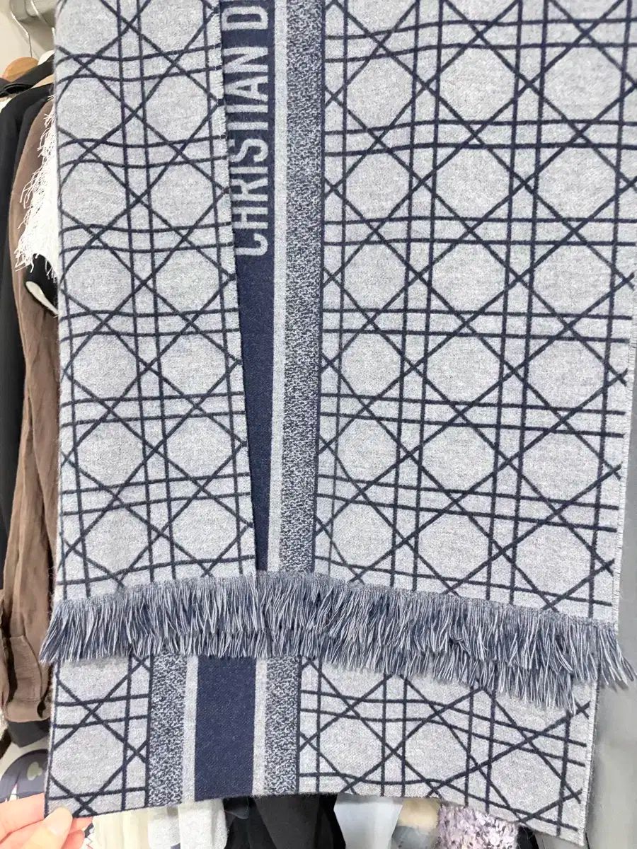 スカーフ ネイビー