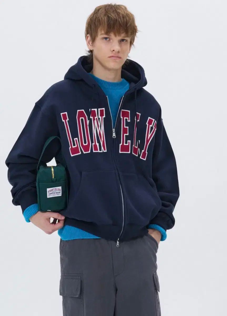 NOHANT ノアン 25FW ネイビー フードジップアップ M サイズ