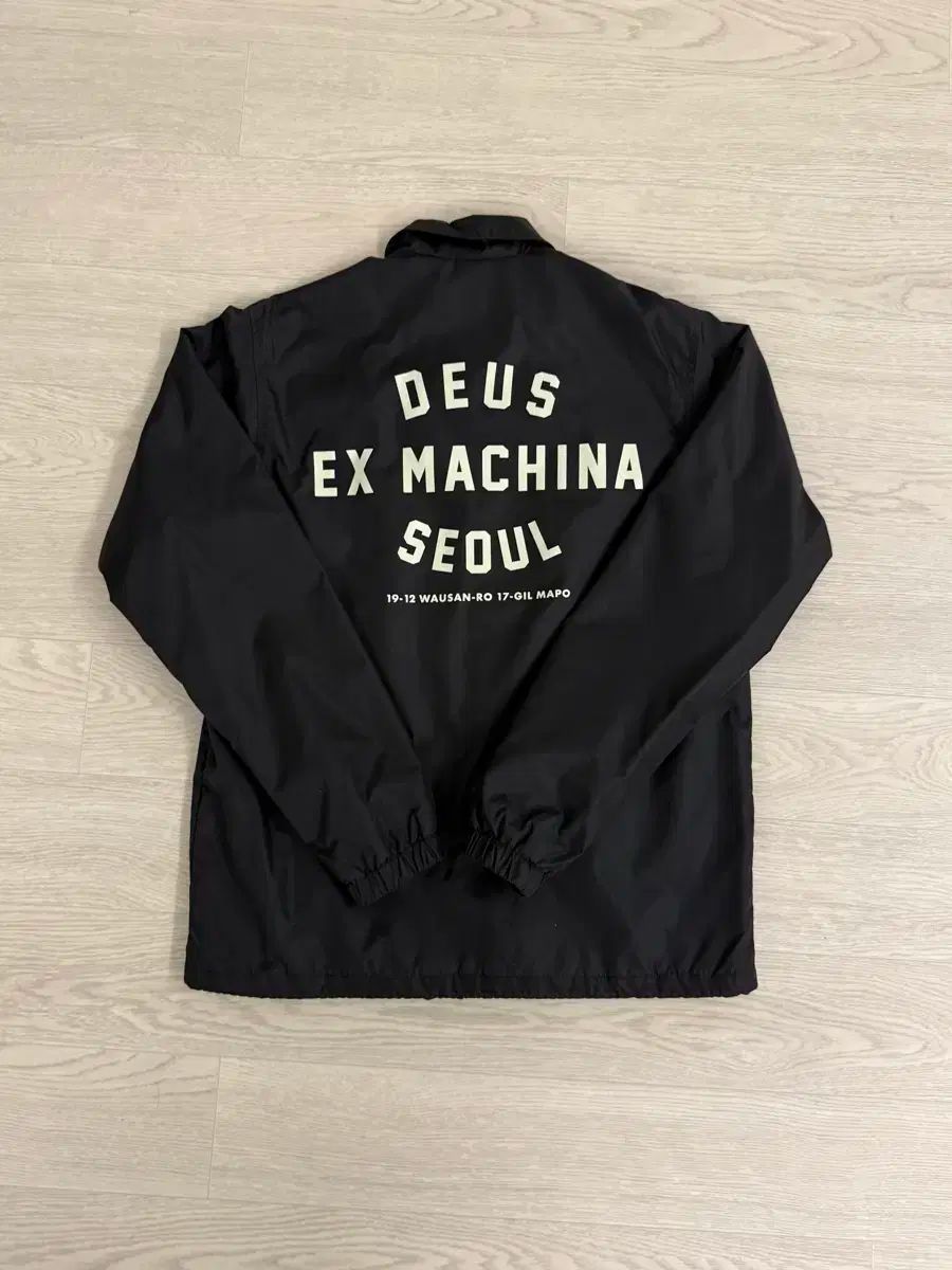 DEUS EX MACHINA デウスエクスマキナ コーチ ジャケット ブラック M