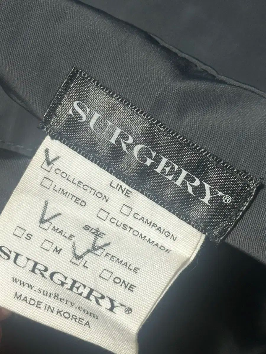 未発売 SURGERY スケルトン ウィンドブレーカー L