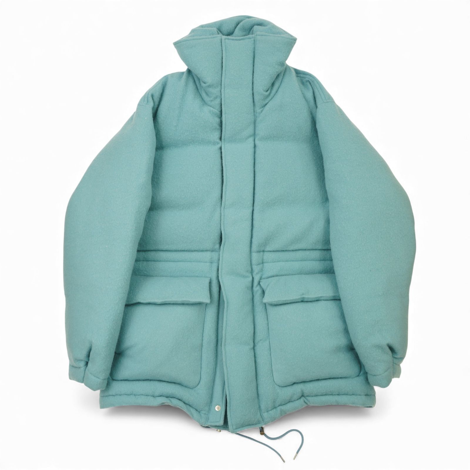 AURALEE オーラリー アルパカウール ダウンジャケット ブルゾン ライトブルー サイズ4