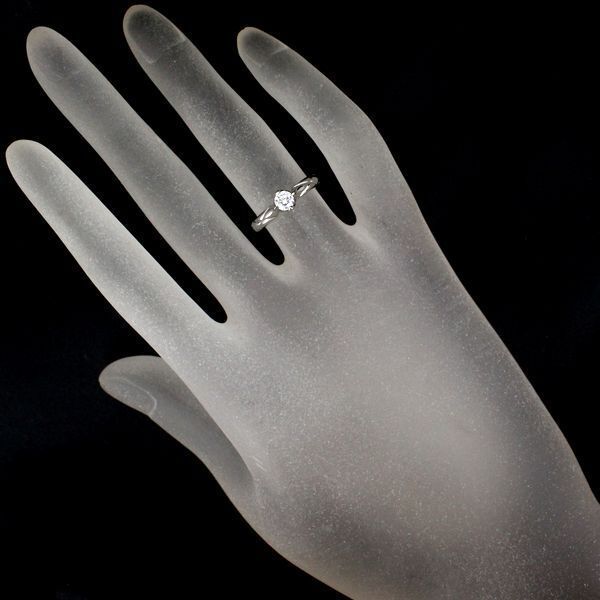  シャネル マトラッセ ダイヤモンド 0.25 ct E-VVS 1-EX リング Pt 950 リング 指輪 アクセサリー