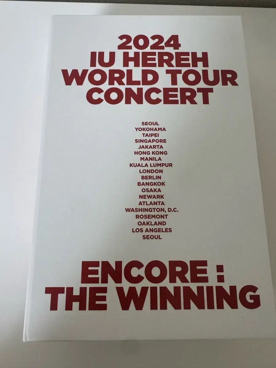 IU 헐 콘 더 위닝 コンサート DVD