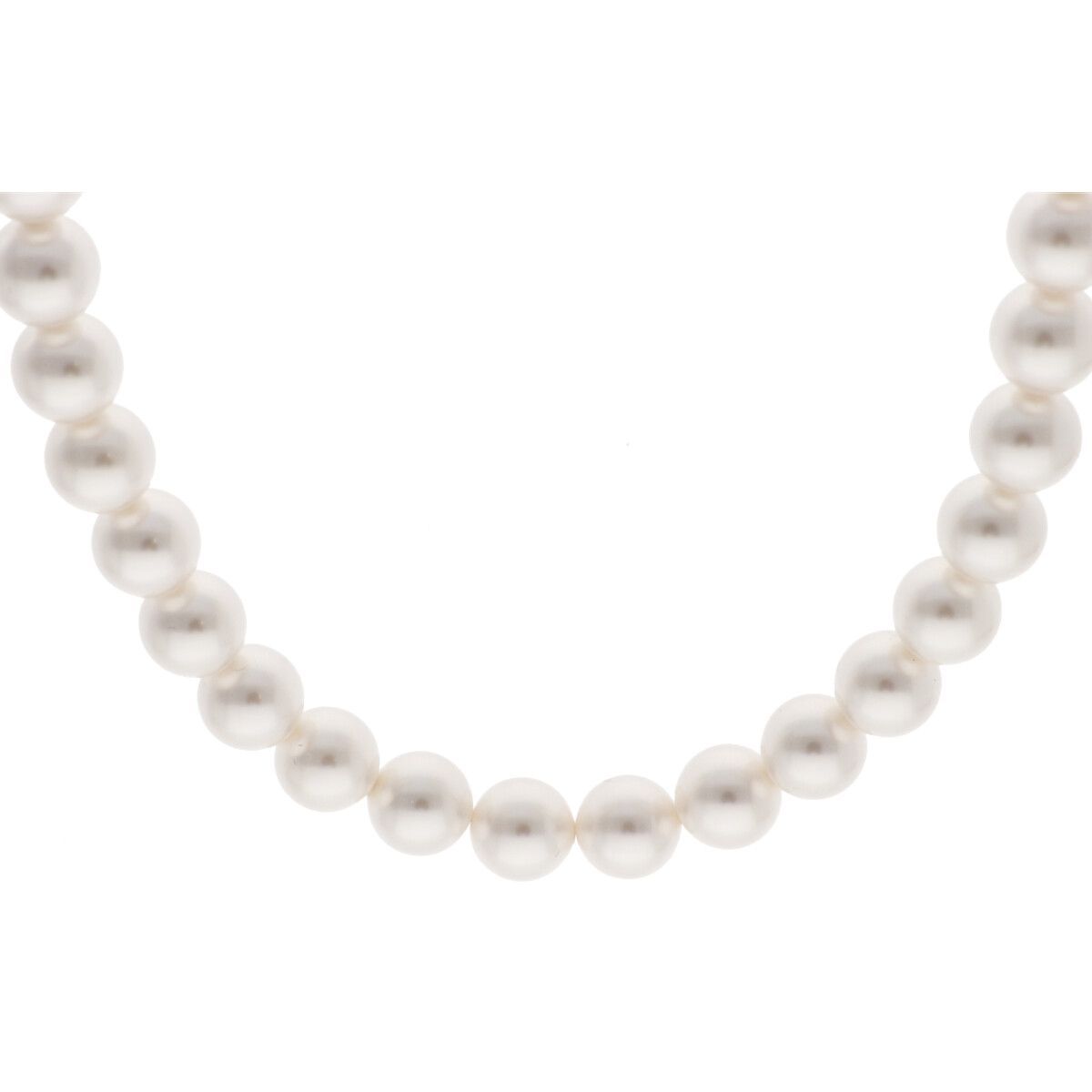 Saint Laurent サンローラン ネックレスチェーン 800127 Y 1526 フェイクパール ネックレス チョーカー 40 cm YM