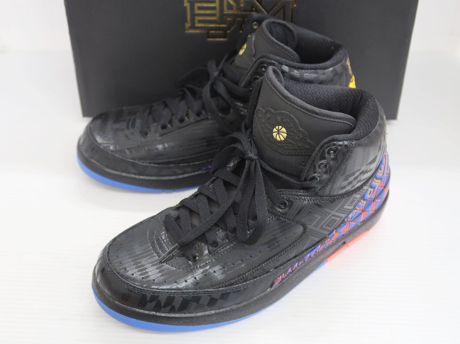 NIKE ナイキ AIR JORDAN 2 RETRO BHM エアジョーダン2 レトロ BHM BQ7618-007 スニーカー 25.5㎝