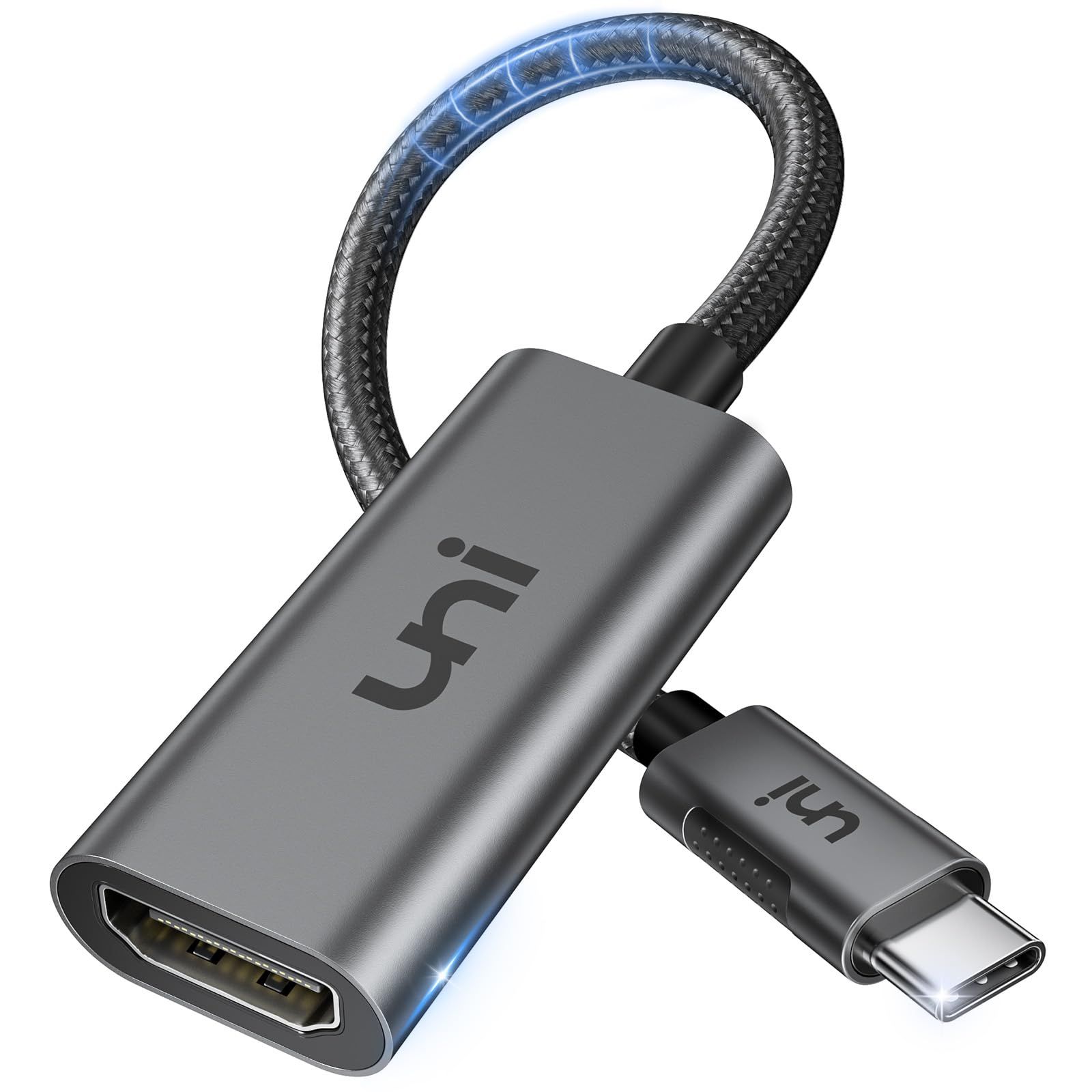  uni Type C HDMI 変換アダプタ タイプC [4K/60Hz Thunderbolt 3] MacBook Air/Pro 2018, iPad Pro 2018他 その他