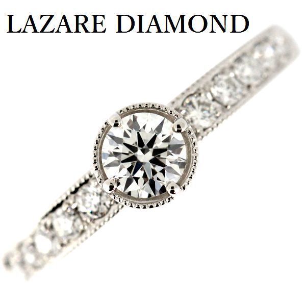 ラザール ダイヤモンド 0.30 ct F-VS 2 リング Pt 950