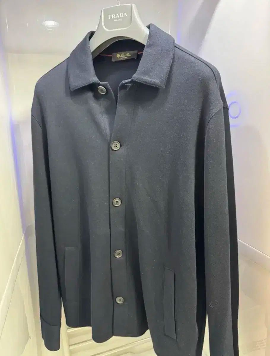 ロロ ピアーナ コットン シルク ジャージ オーバーサイズシャツ M