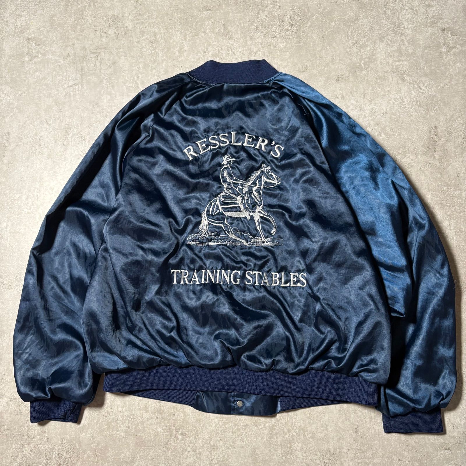 1980 s 1990 Satin Jacket Nylon Made in USA