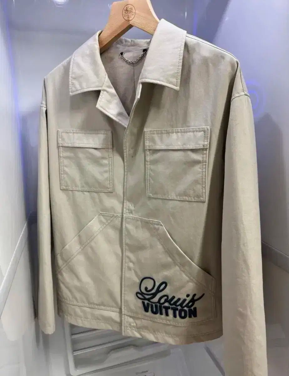 ルイヴィトン ワークウェア 刺繍 ロゴ オーバーサイズ ジャケット 46