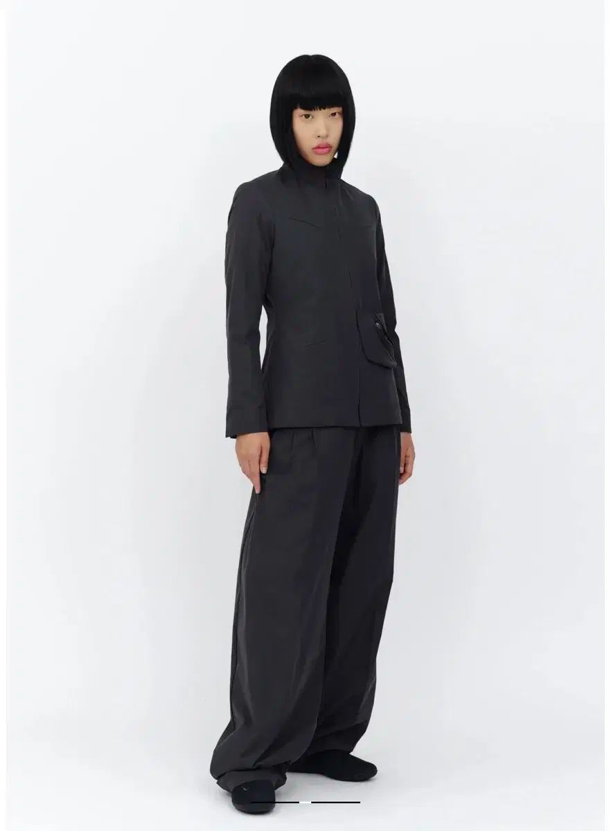  3 ヘインソ Wide Pants w Belt スラックス パンツ