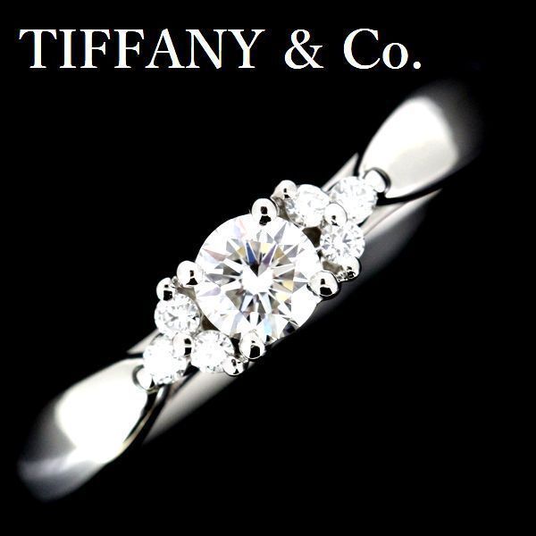 ティファニー ハーモニー ダイヤモンド リング Pt950 9号