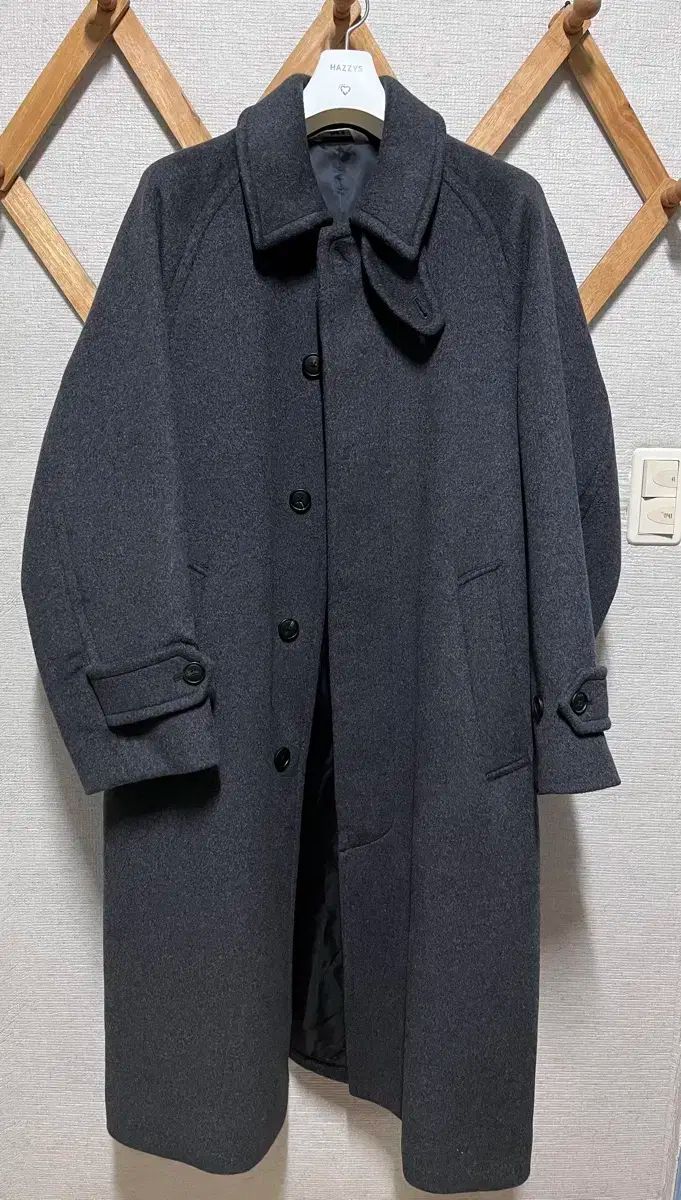 S HAZZYS へジス バルマカーン チャコール グレー